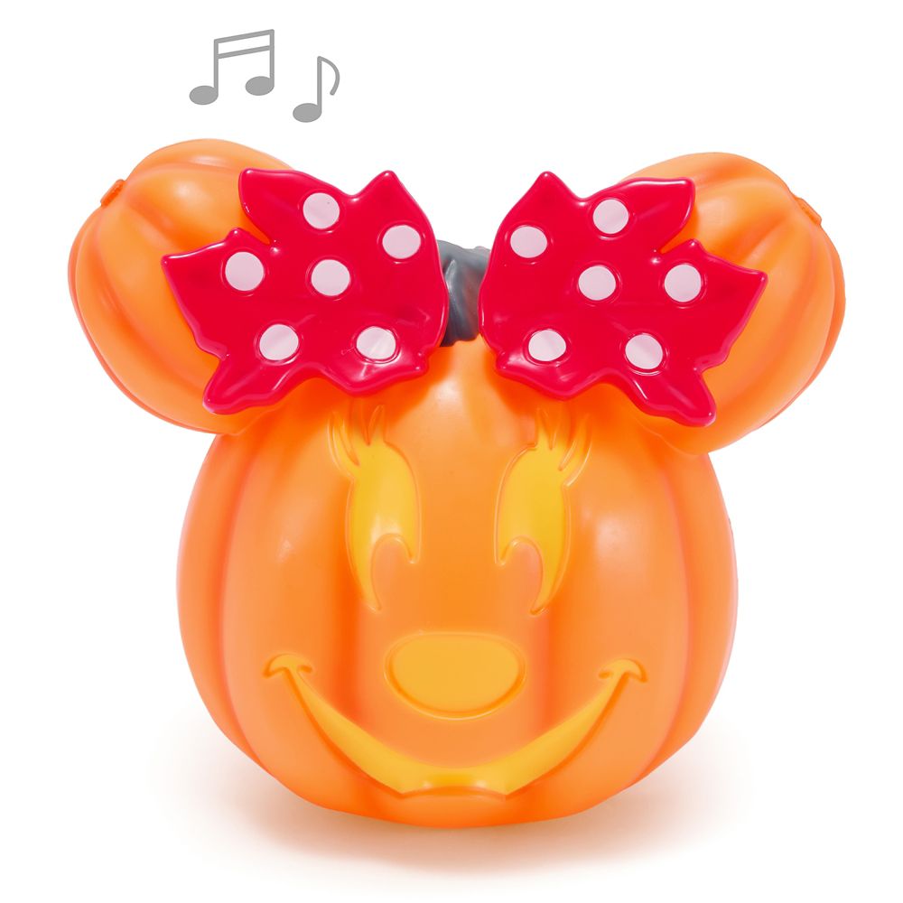 Minnie Mouse Light-Up and Sound Jack-o'-Lantern