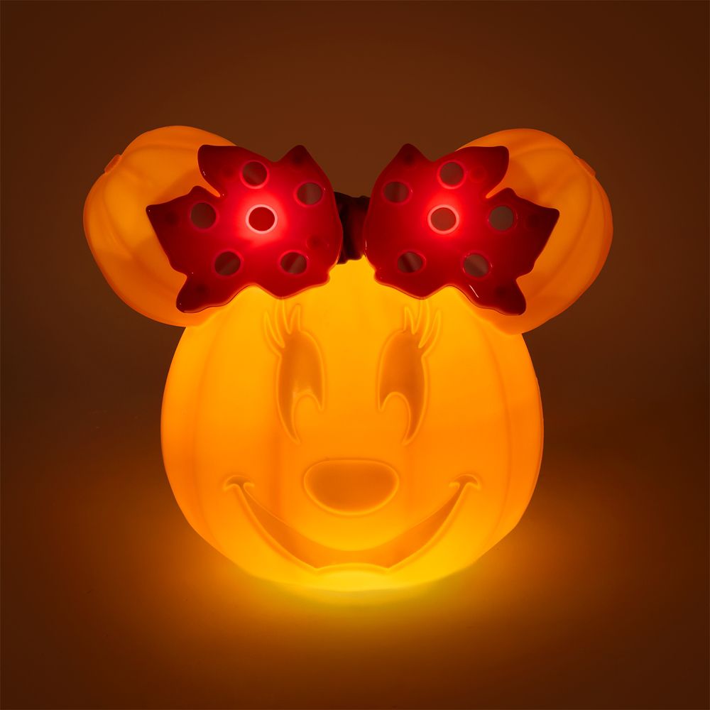 Minnie Mouse Light-Up and Sound Jack-o'-Lantern