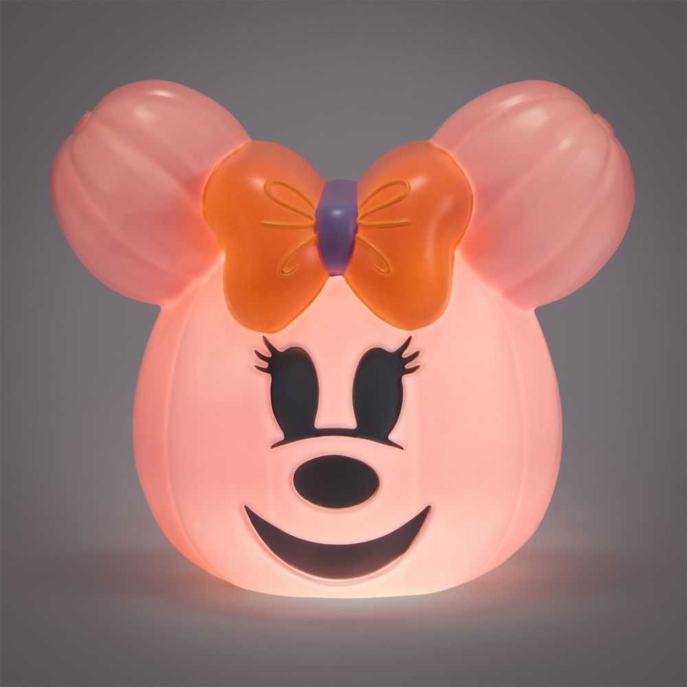Minnie Mouse Light-Up Pastel Jack-o'-Lantern &ndash; Small