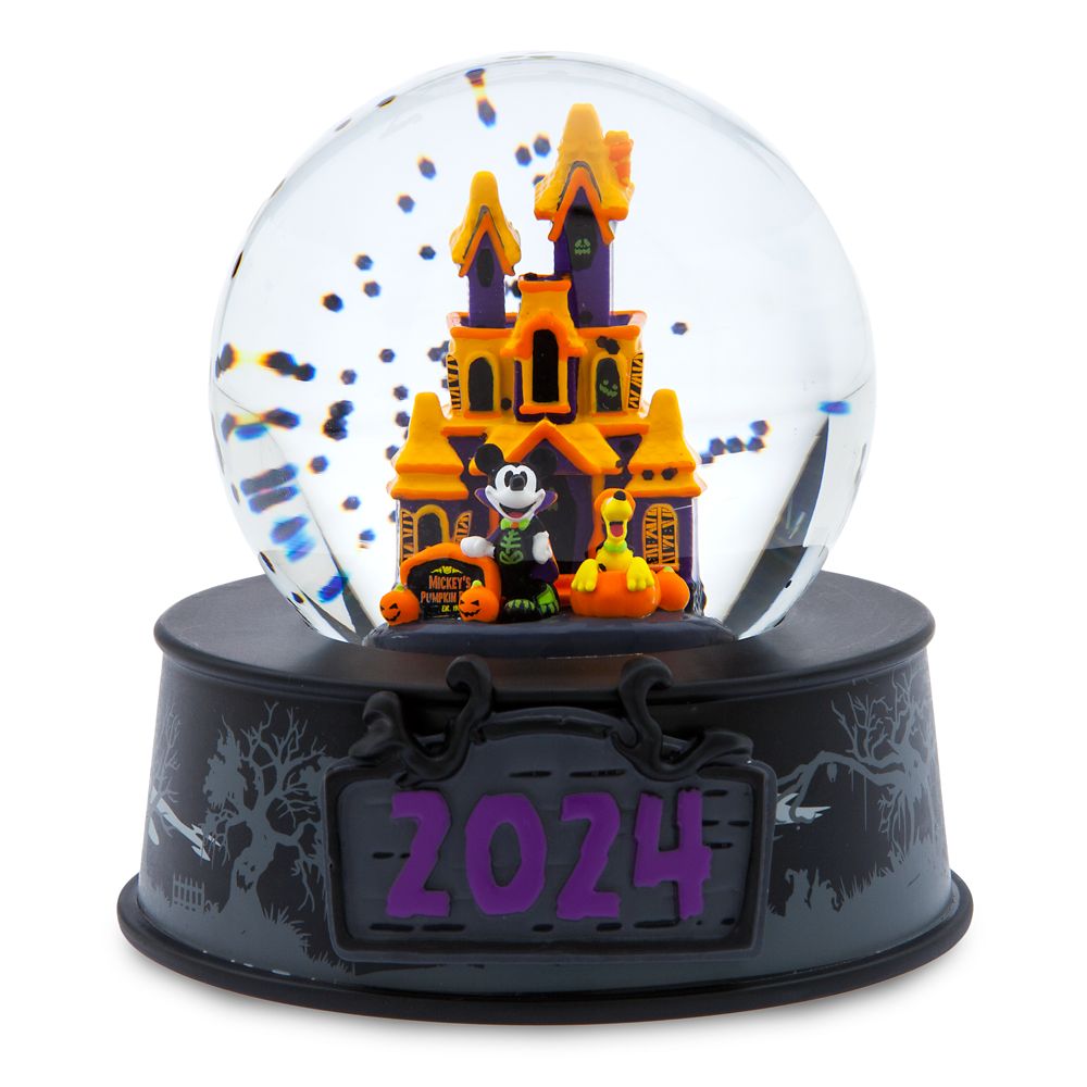 Mickey Mouse and Pluto Halloween 2024 Snowglobe