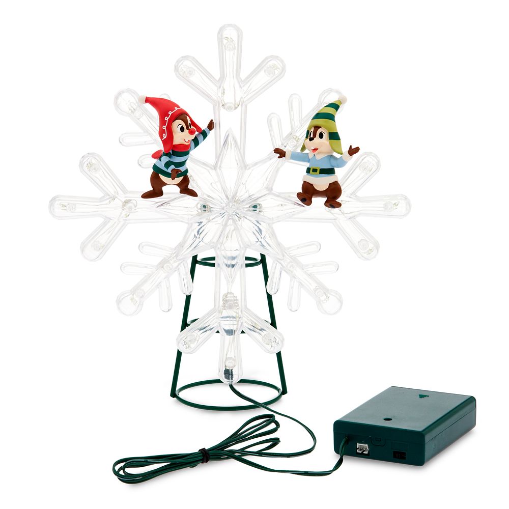 Chip 'n Dale Light-Up Holiday Tree Topper