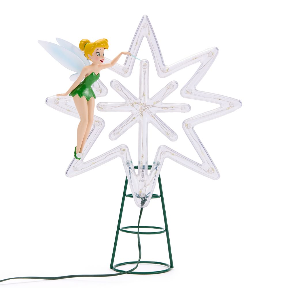 Tinker Bell Light-Up Holiday Tree Topper Peter Pan Official shopDisney
