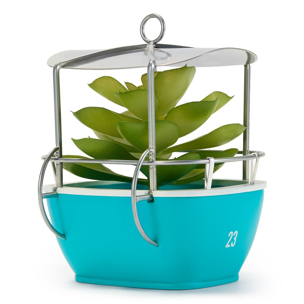 Disney Parks Vintage Maps Skyway Gondola Faux Succulent Holder