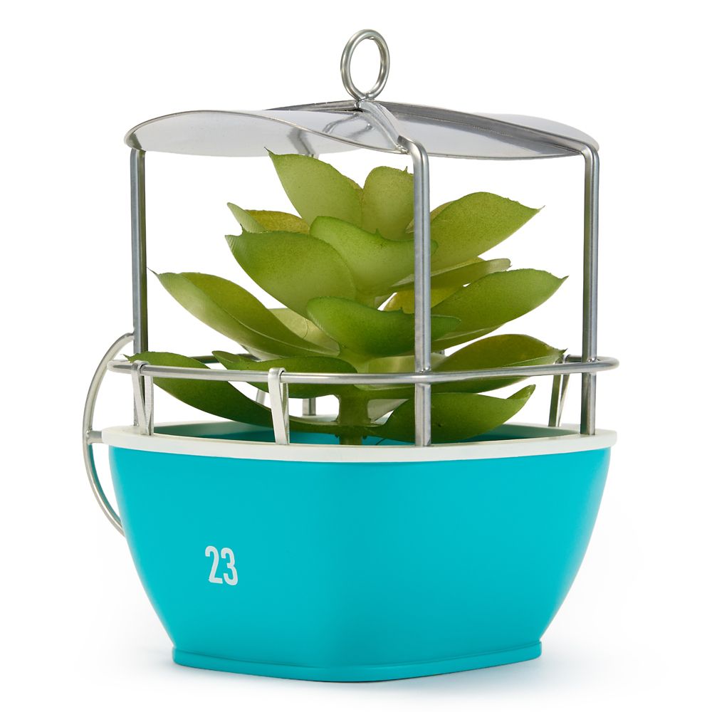 Disney Parks Vintage Maps Skyway Gondola Faux Succulent Holder