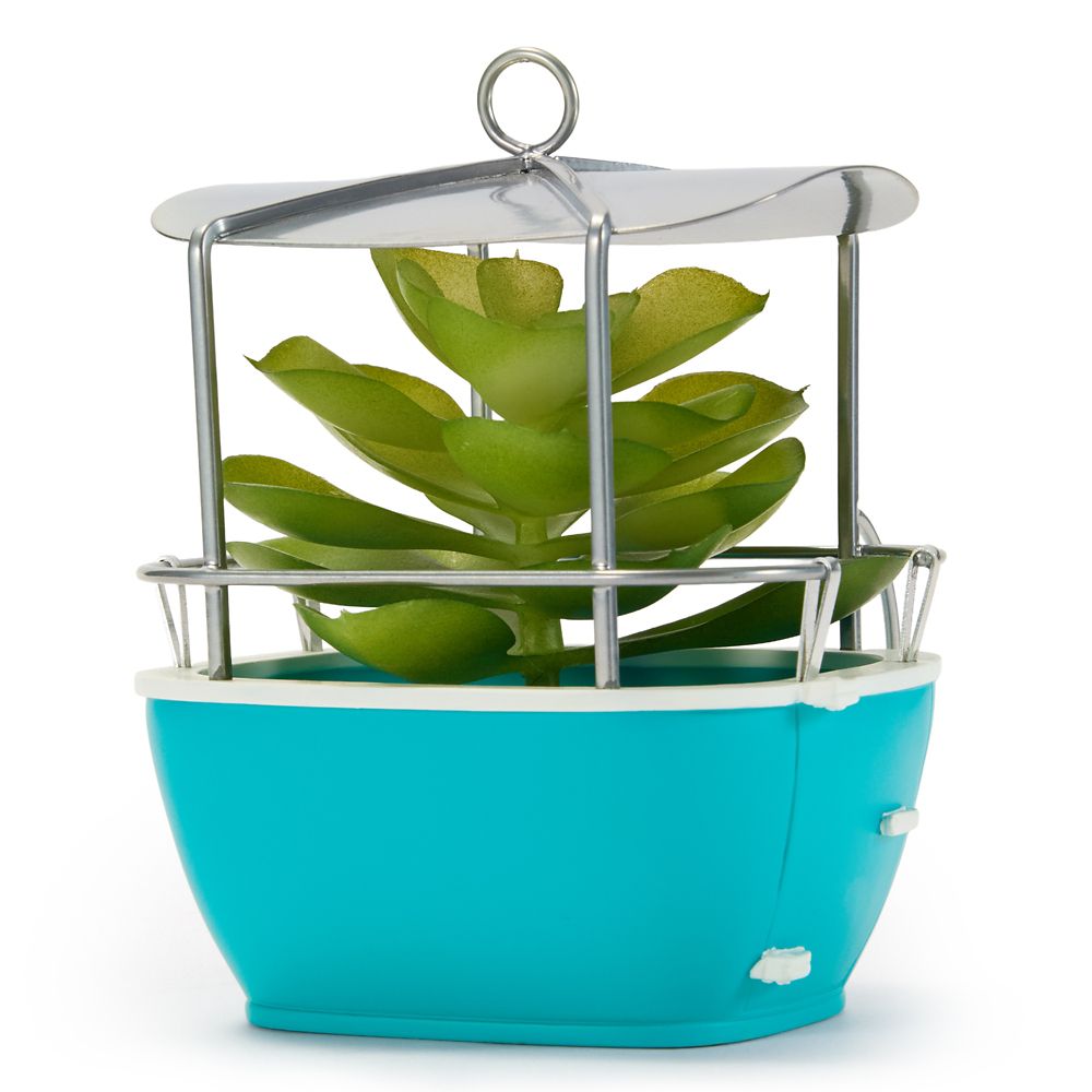 Disney Parks Vintage Maps Skyway Gondola Faux Succulent Holder