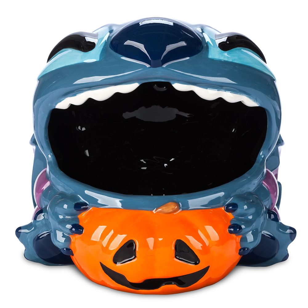Stitch Pumpkin Halloween Candy Bowl  Lilo & Stitch Official shopDisney. One of the best Disney Halloween merchandise gifts.