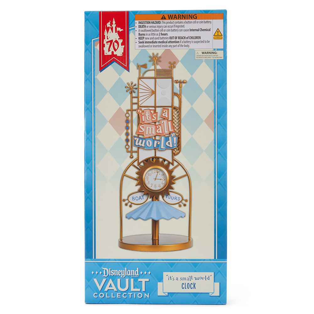 it's a small world 時計　ディズニー　70周年 it's a small world'' Clock, Disneyland 70th Anniversary