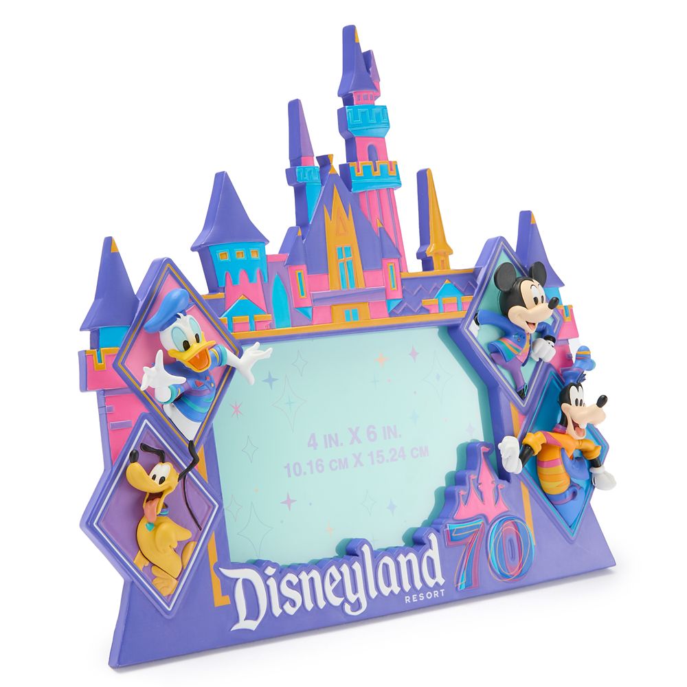 Mickey Mouse and Friends Photo Frame - Disneyland 70th Anniversary - 4'' x 6''