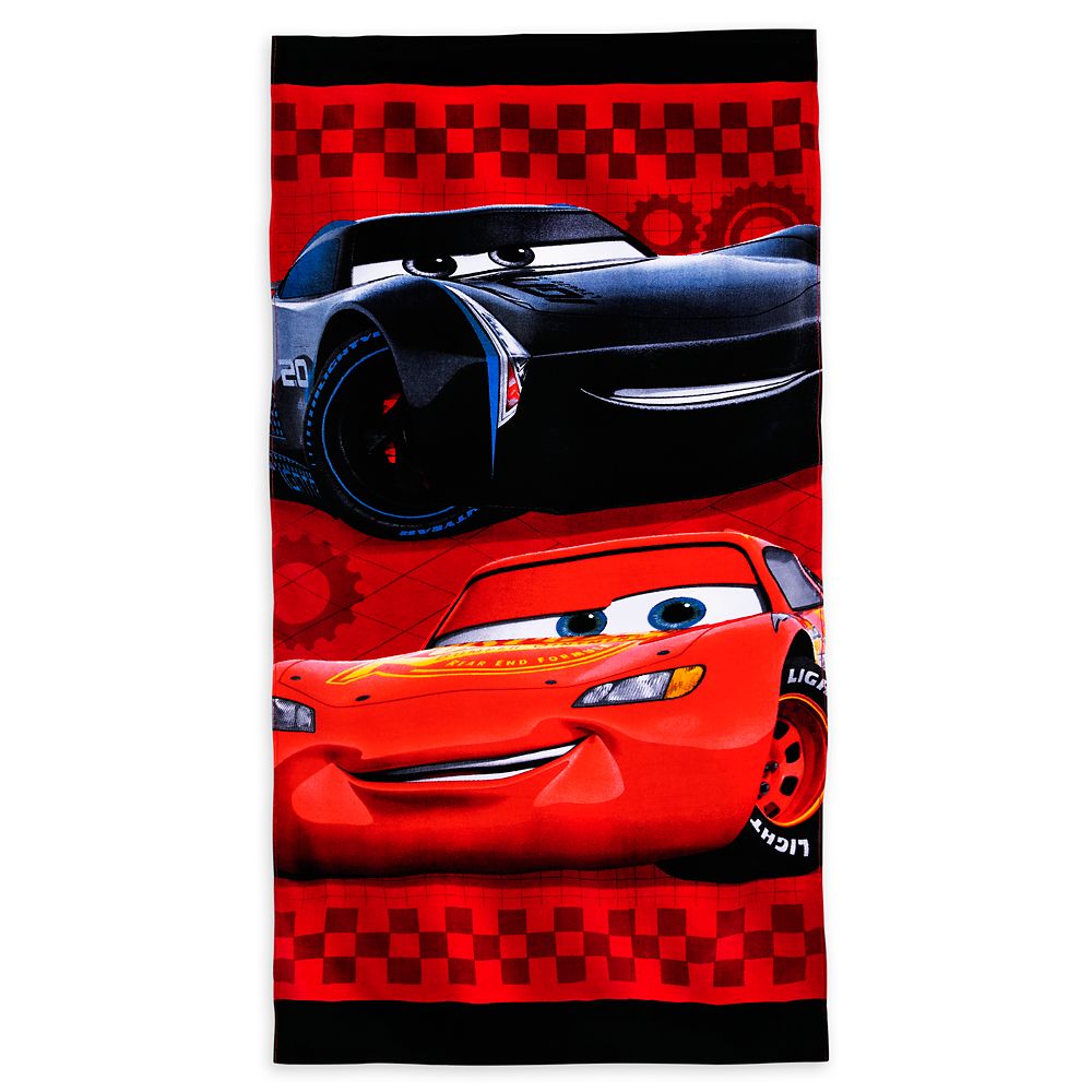 Lightning McQueen and Jackson Storm Beach Towel &ndash; Cars