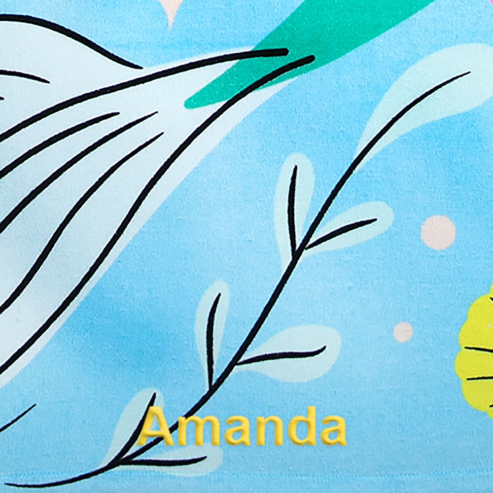 Ariel Beach Towel - The Little Mermaid - Personalized