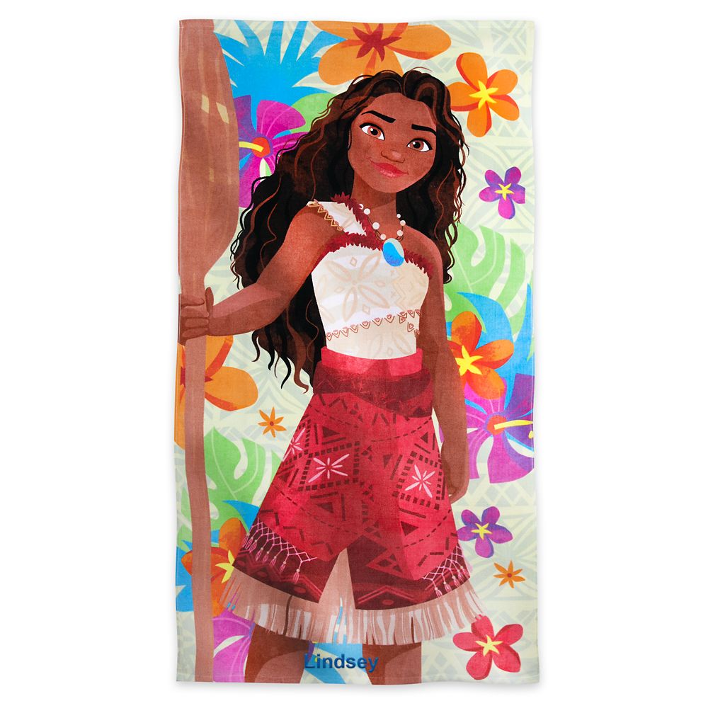 Moana Beach Towel – Personalized