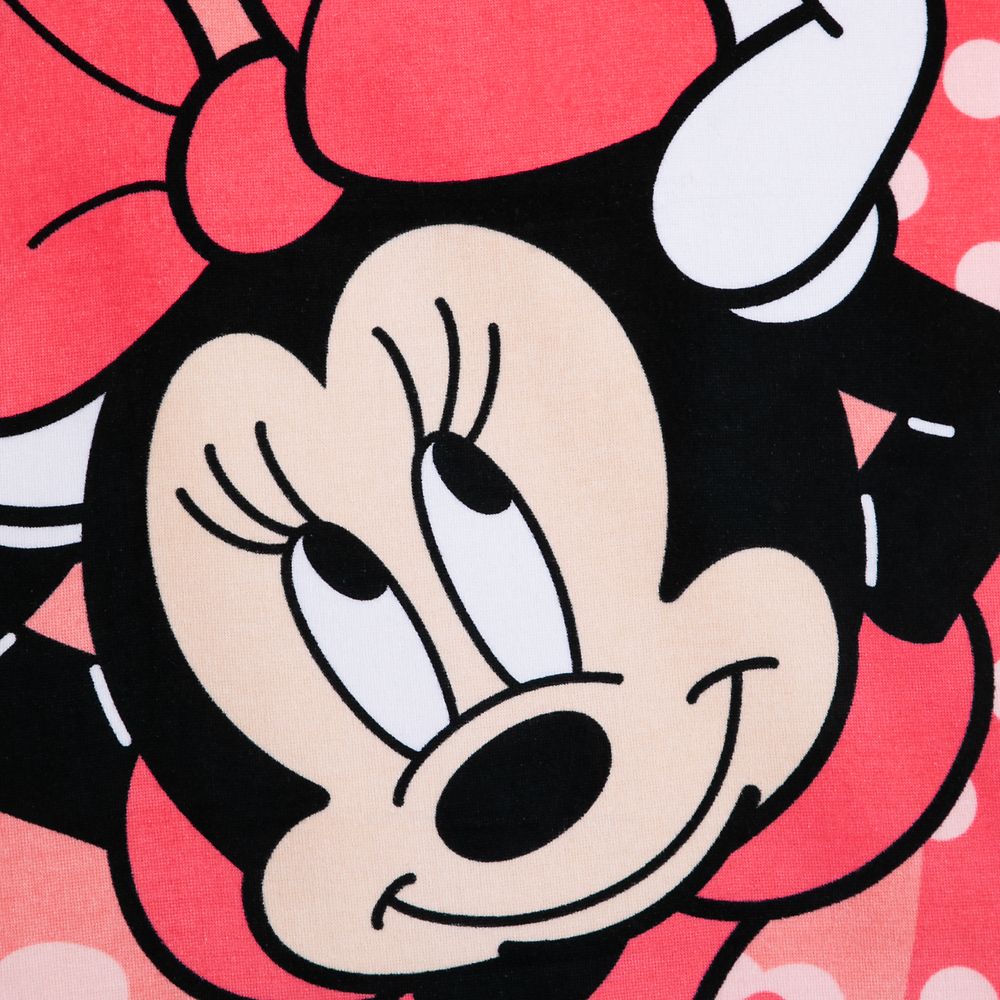 Minnie Mouse Beach Towel - Pink - Personalized