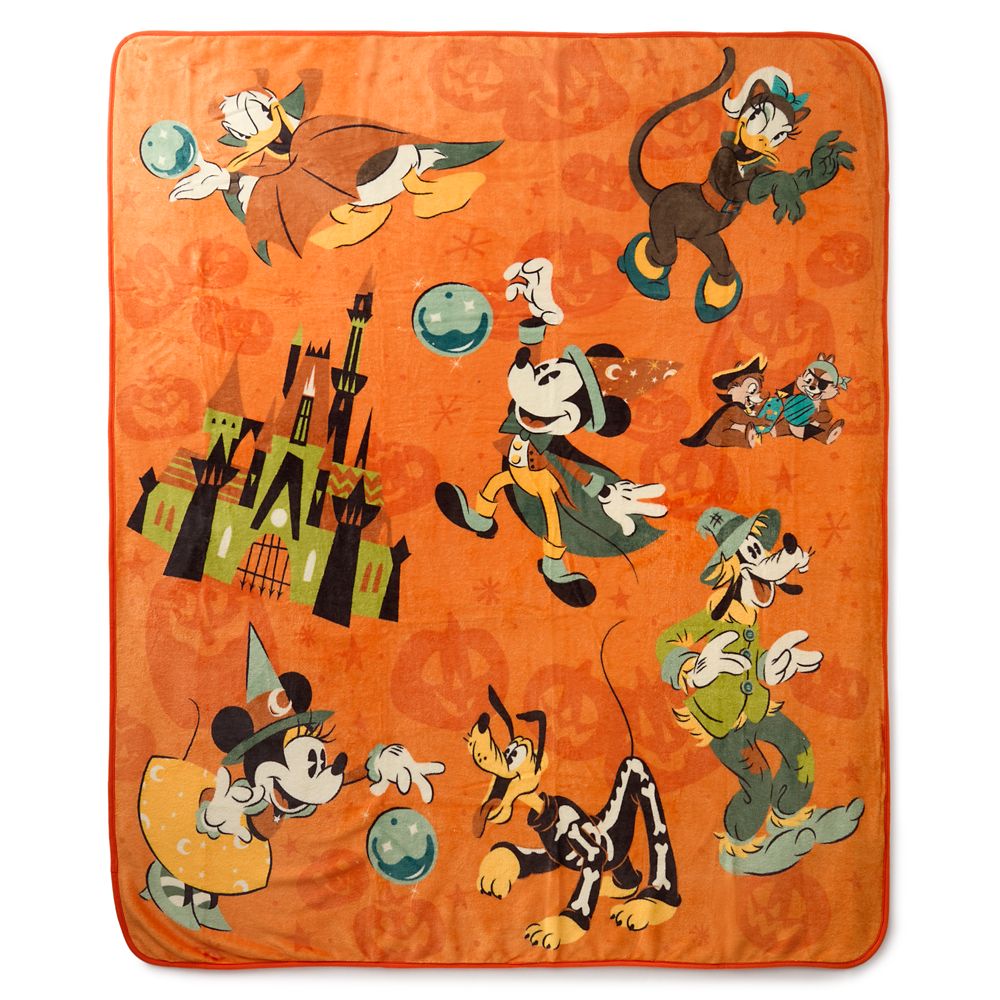 Mickey Mouse and Friends Halloween Throw Blanket Official shopDisney