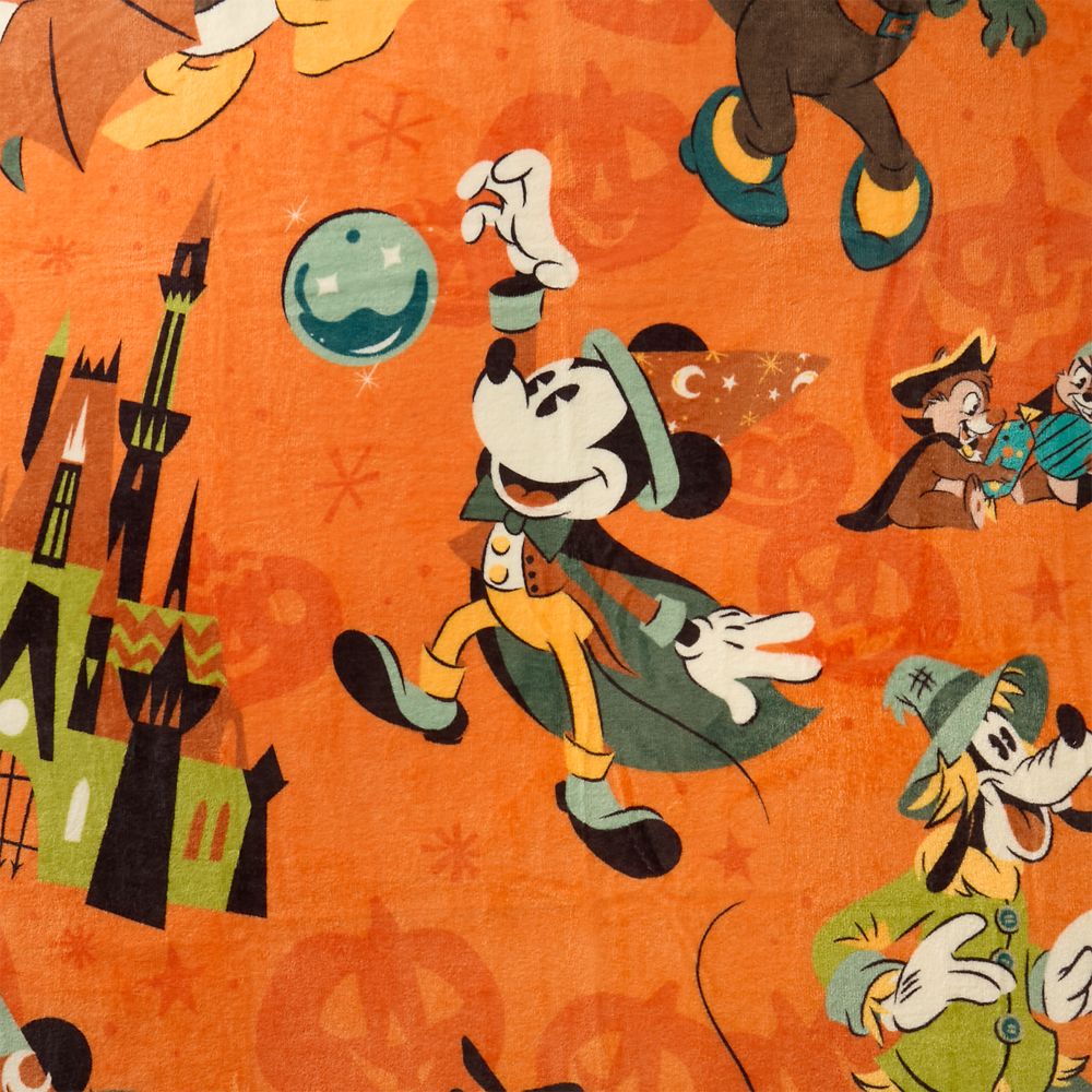 Mickey Mouse and Friends Halloween Throw Blanket