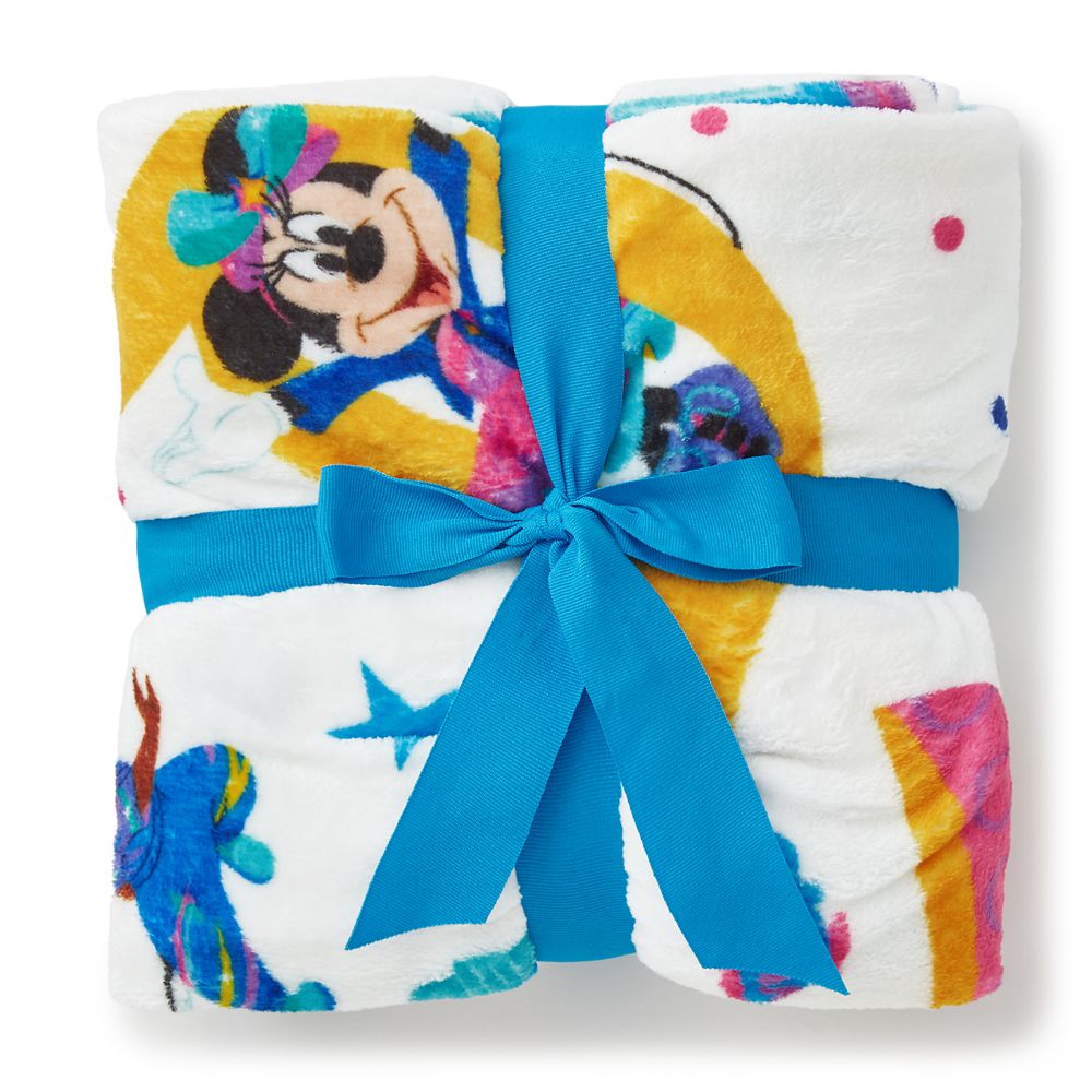 Mickey Mouse and Friends Throw Blanket - Disneyland 70th Anniversary