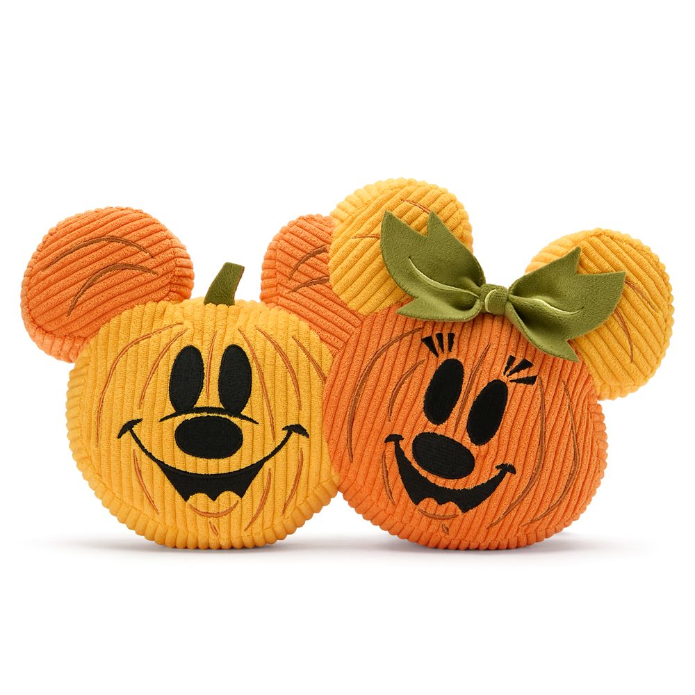 Mickey and Minnie Mouse Pumpkin Halloween Accent Pillow Official shopDisney