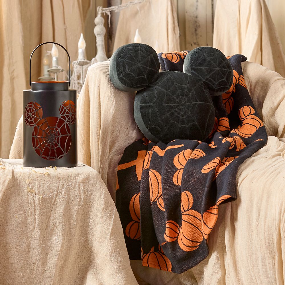 Mickey Mouse Icon Halloween Throw Pillow