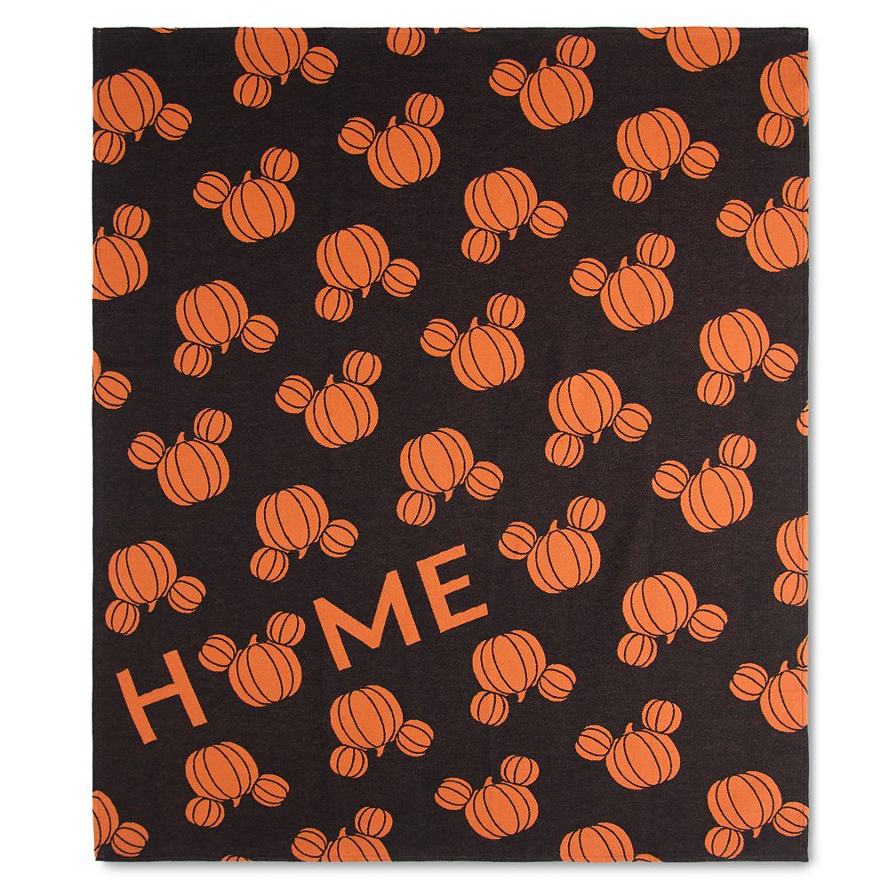 Mickey Mouse Halloween Pumpkin Throw Blanket Official shopDisney
