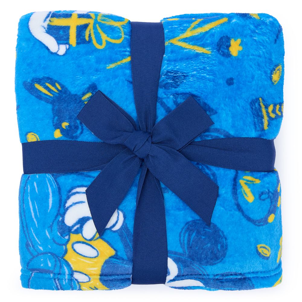 Mickey and Minnie Mouse Hanukkah Throw Blanket