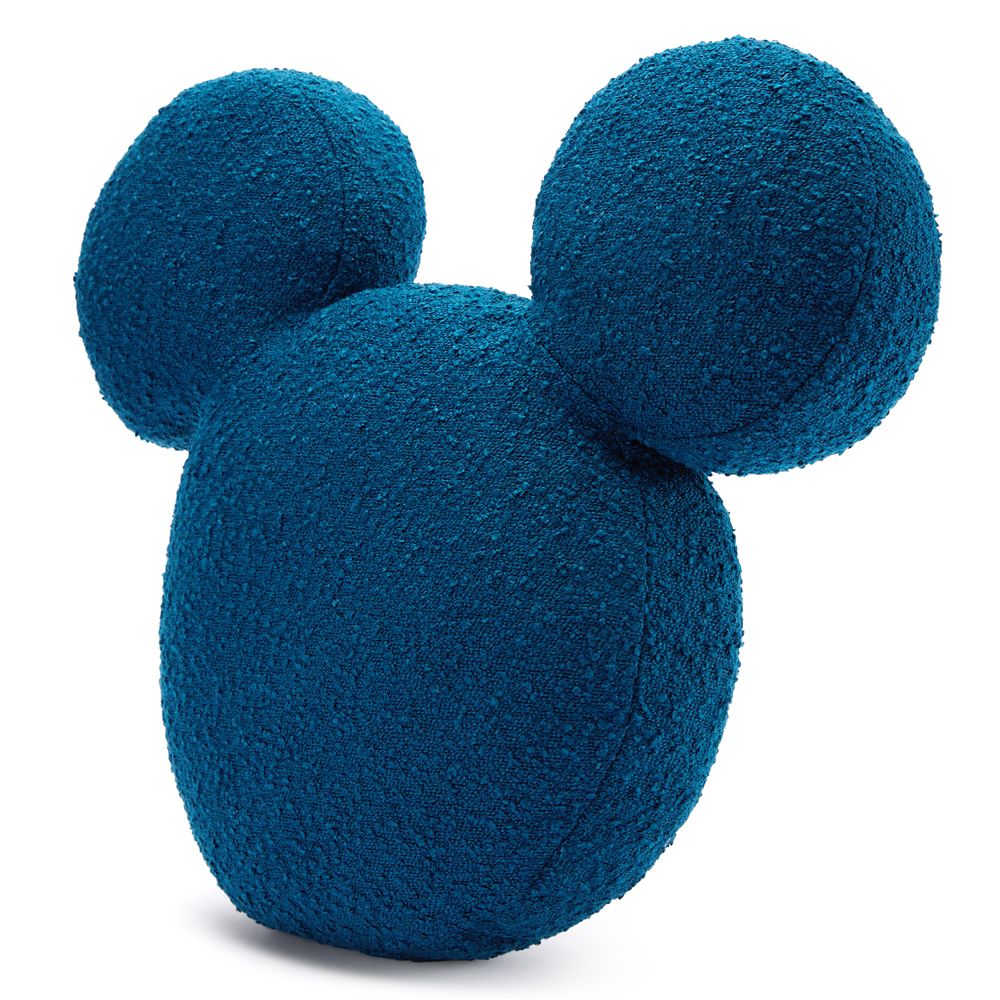 Mickey Mouse Icon Throw Pillow &ndash; Blue