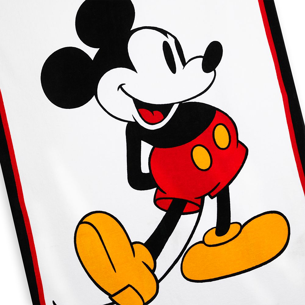 Mickey Mouse Standing Beach Towel