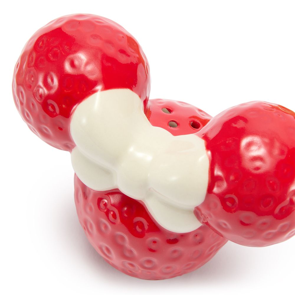 Mickey and Minnie Mouse Fruit Stand Salt and Pepper Shaker Set