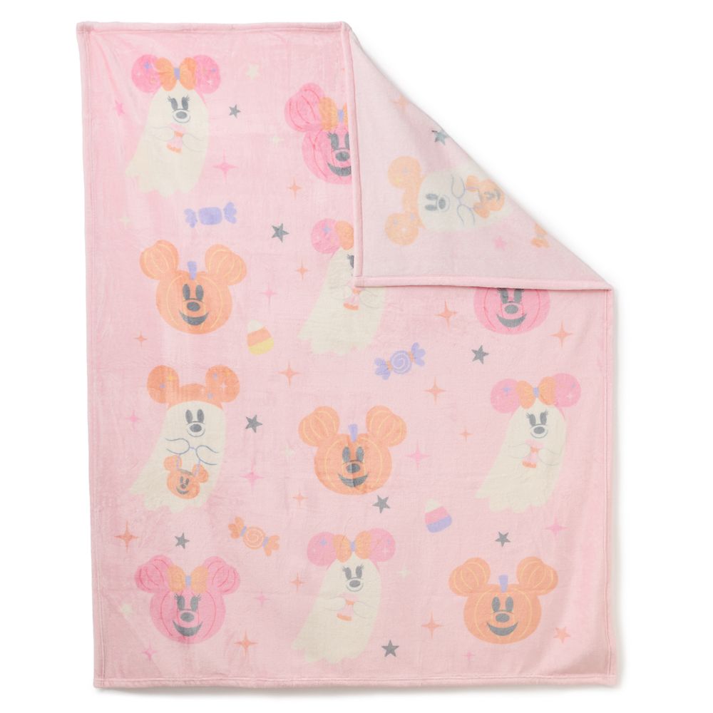 Mickey and Minnie Mouse Cutie Ghost Throw