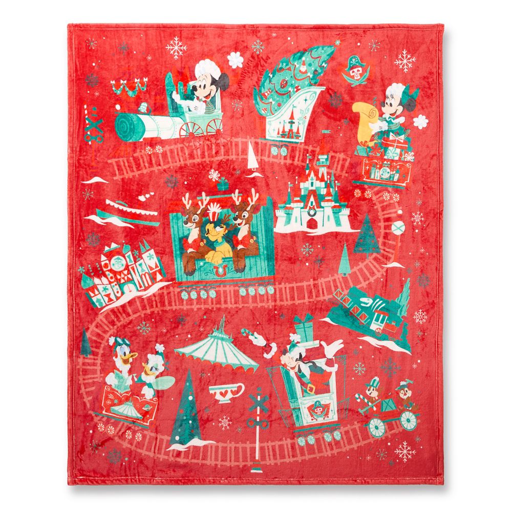 Mickey Mouse and Friends Christmas Throw Blanket