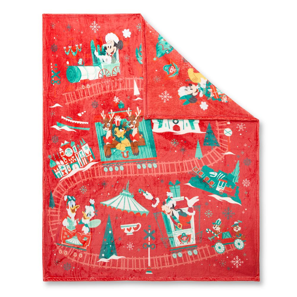 Mickey Mouse and Friends Christmas Throw Blanket