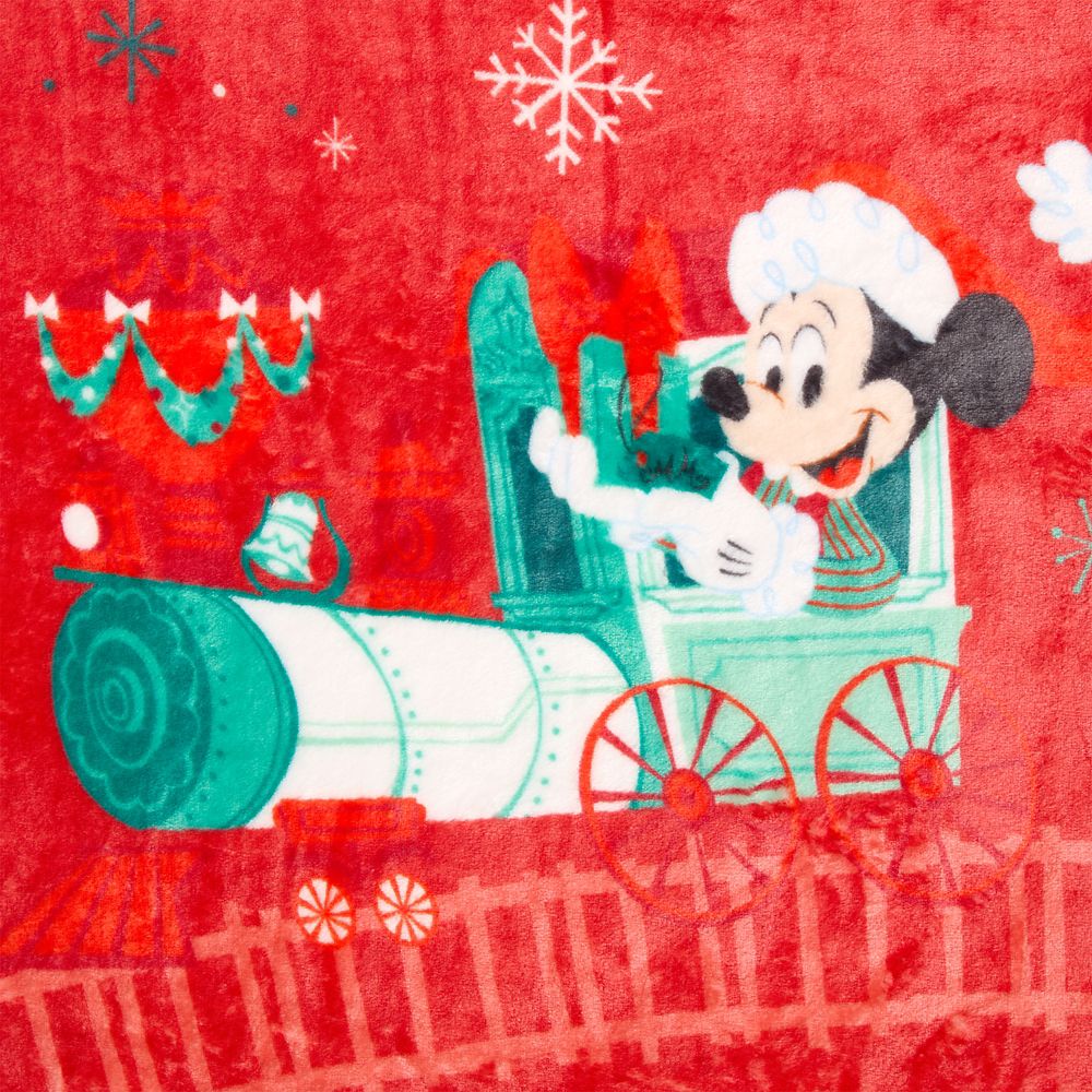 Mickey Mouse and Friends Christmas Throw Blanket