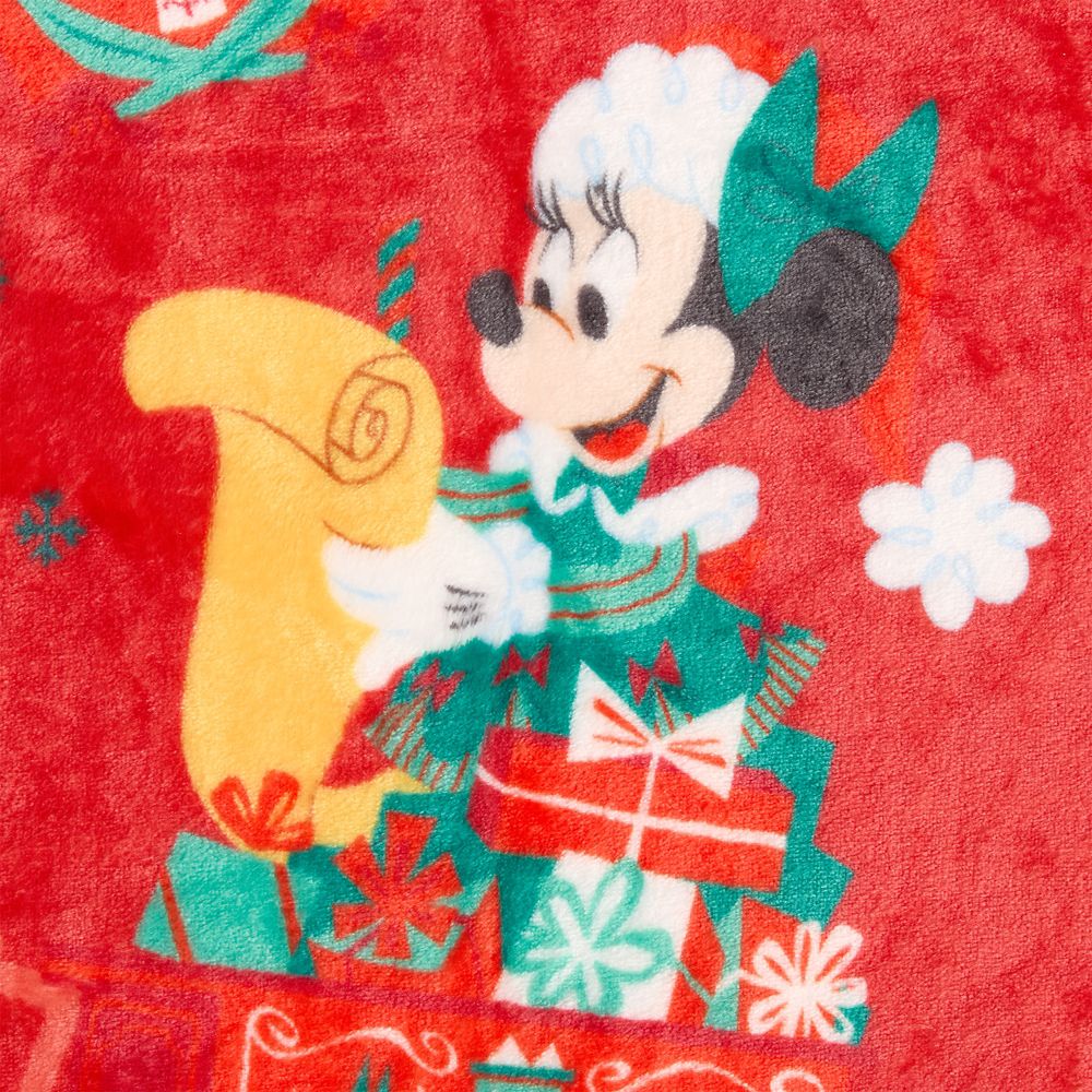 Mickey Mouse and Friends Christmas Throw Blanket