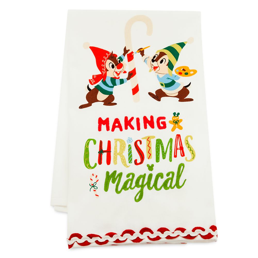 Chip 'n Dale Holiday Kitchen Towel Official shopDisney