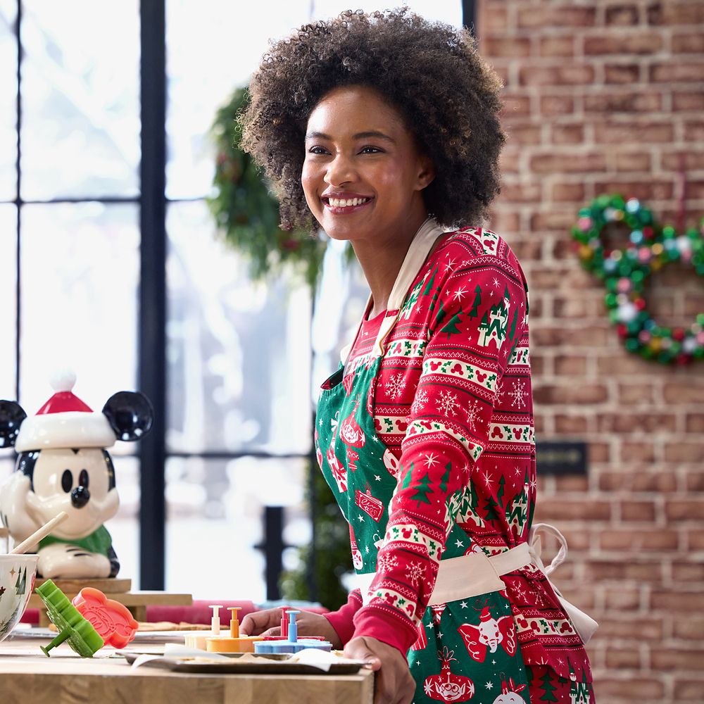 Disney Parks Holiday Apron for Adults