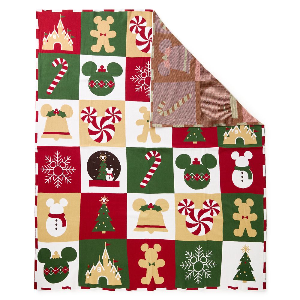 Mickey Mouse Holiday Throw Blanket