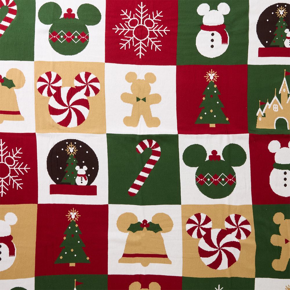 Mickey Mouse Holiday Throw Blanket