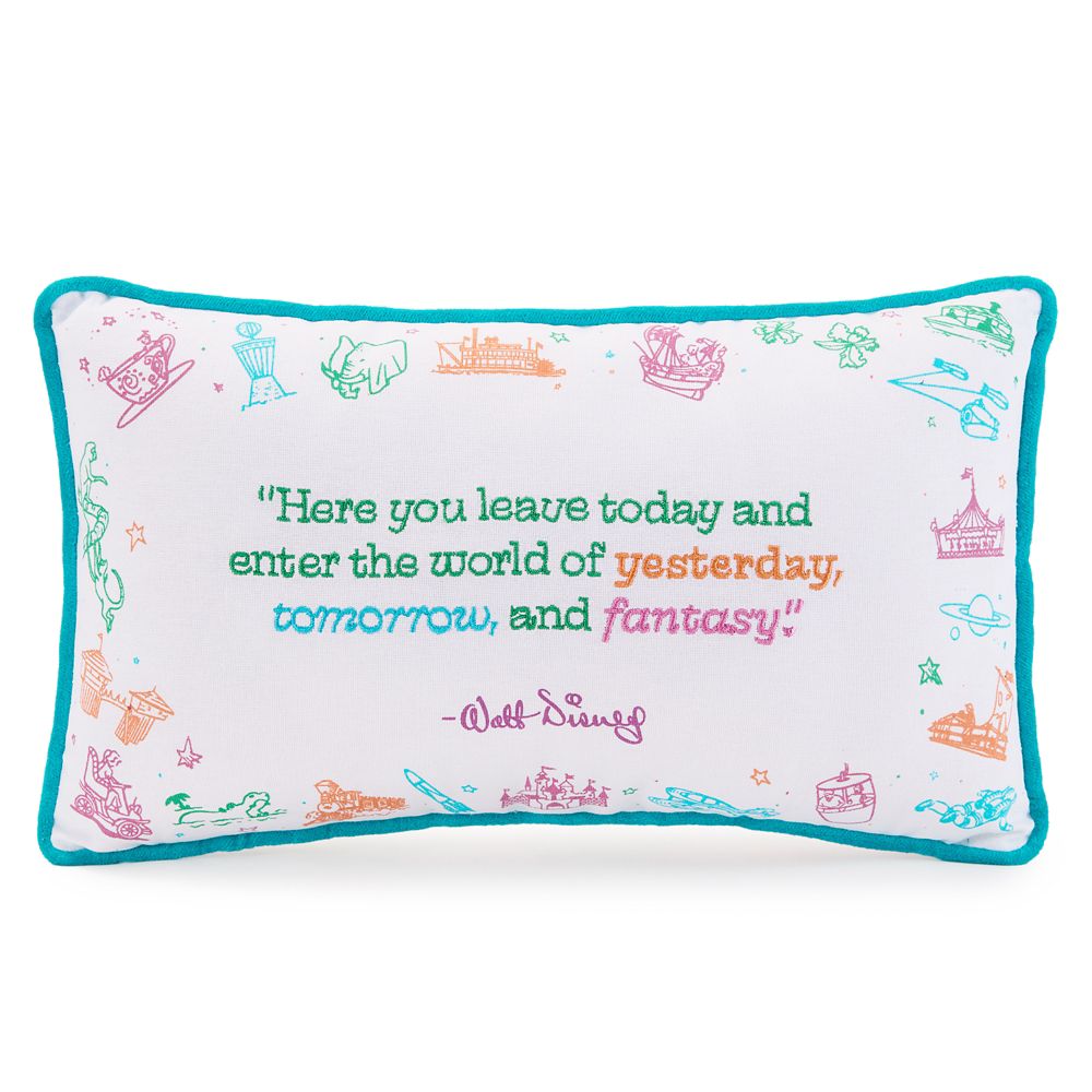 Disney Parks Vintage Maps Accent Pillow
