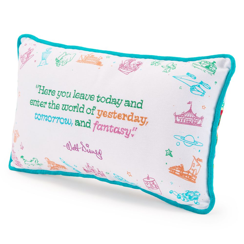 Disney Parks Vintage Maps Accent Pillow