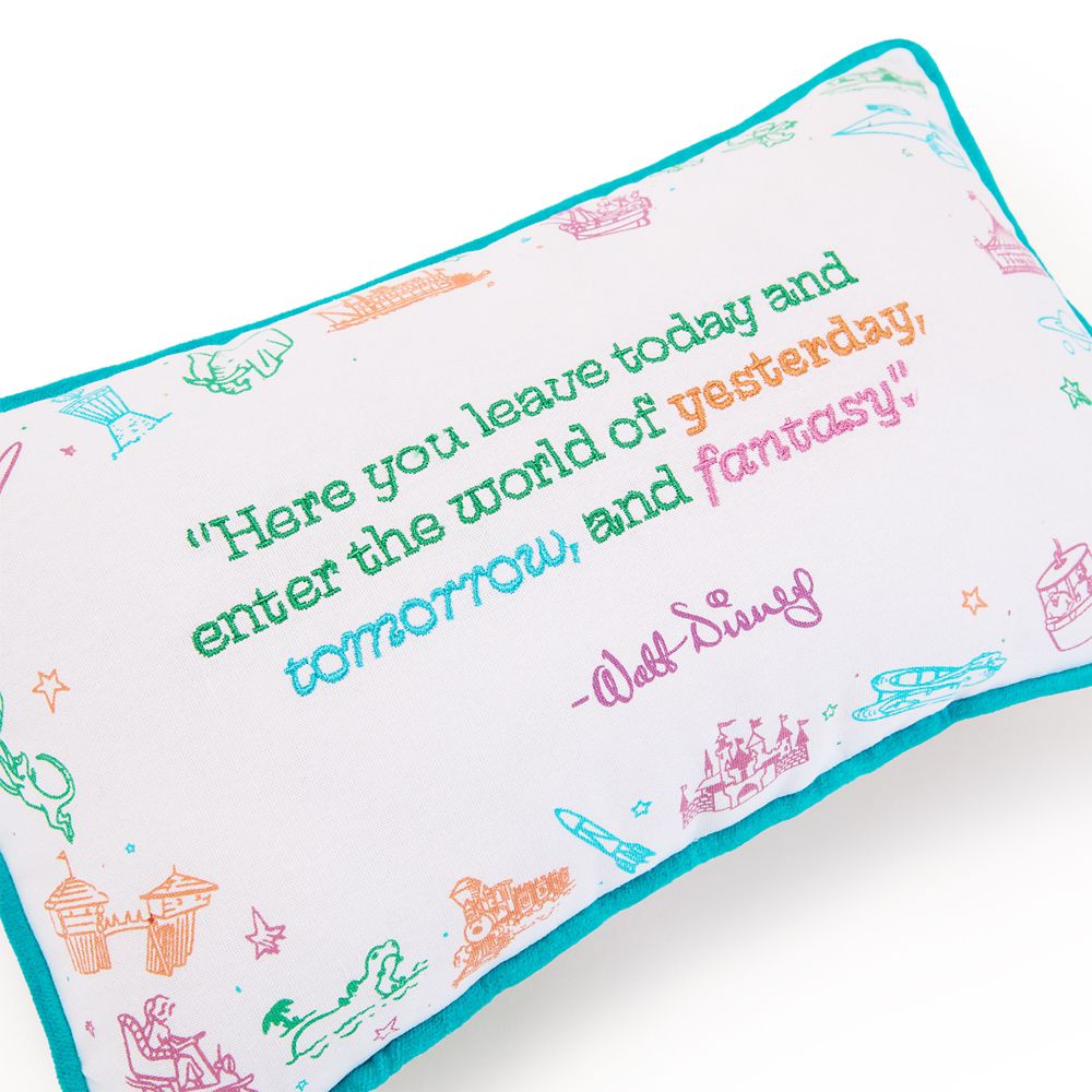 Disney Parks Vintage Maps Accent Pillow