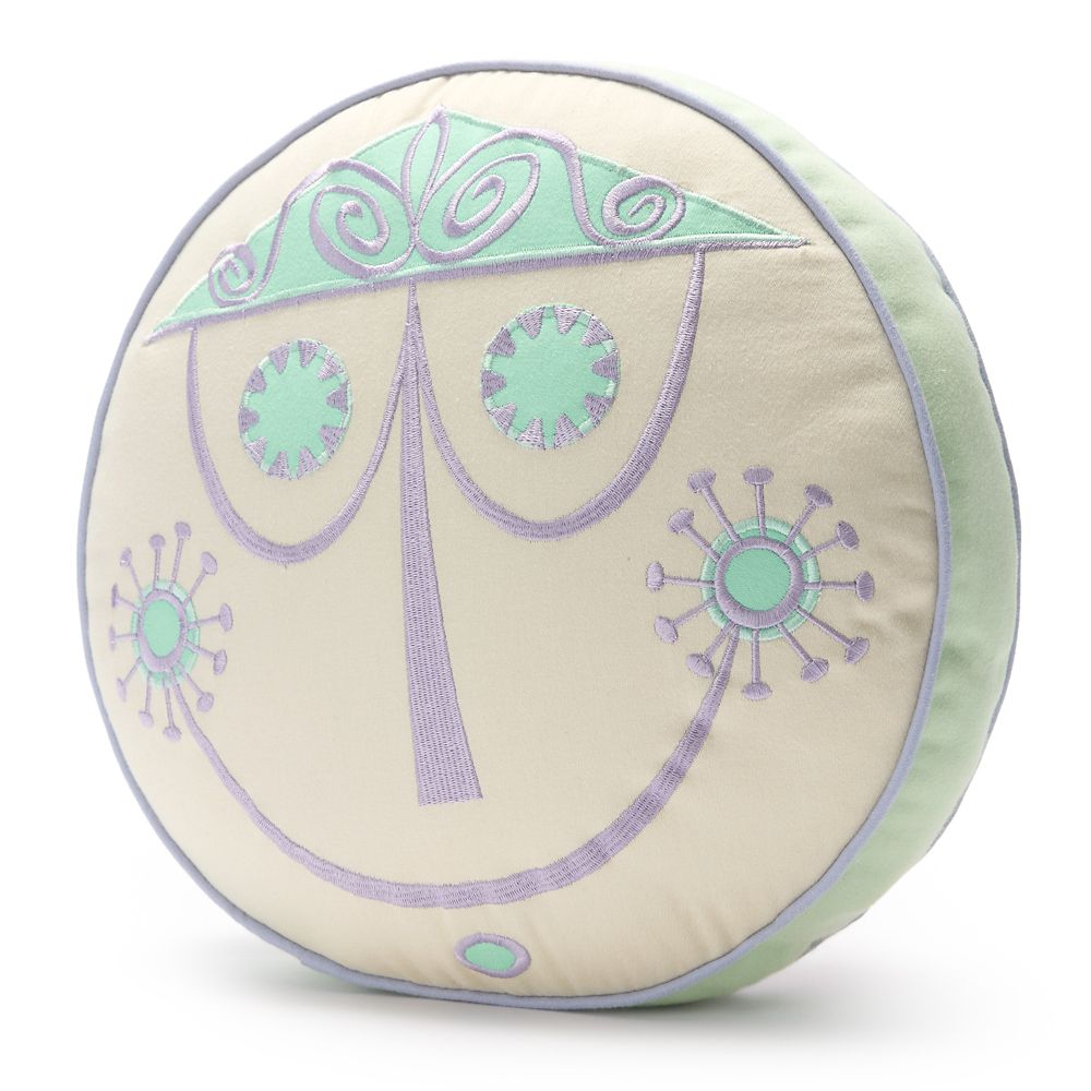 ''it's a small world'' Clock Face Pillow