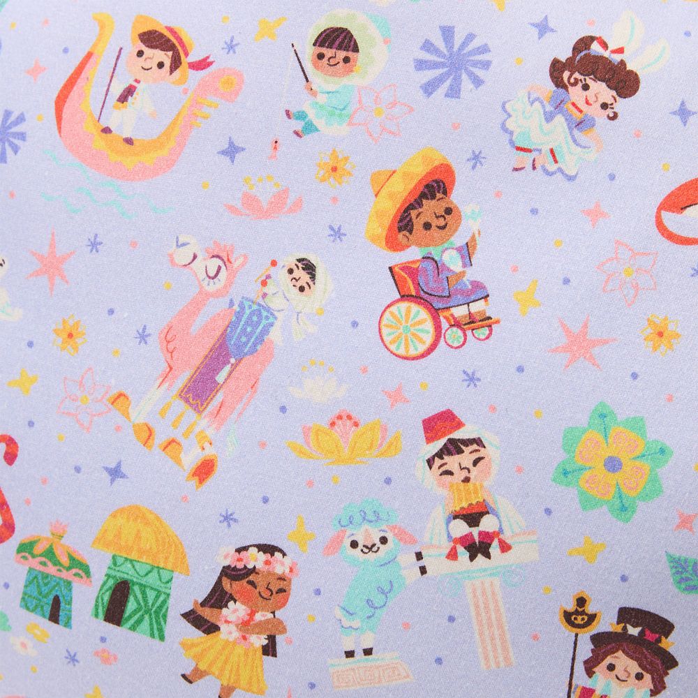 ''it's a small world'' Clock Face Pillow