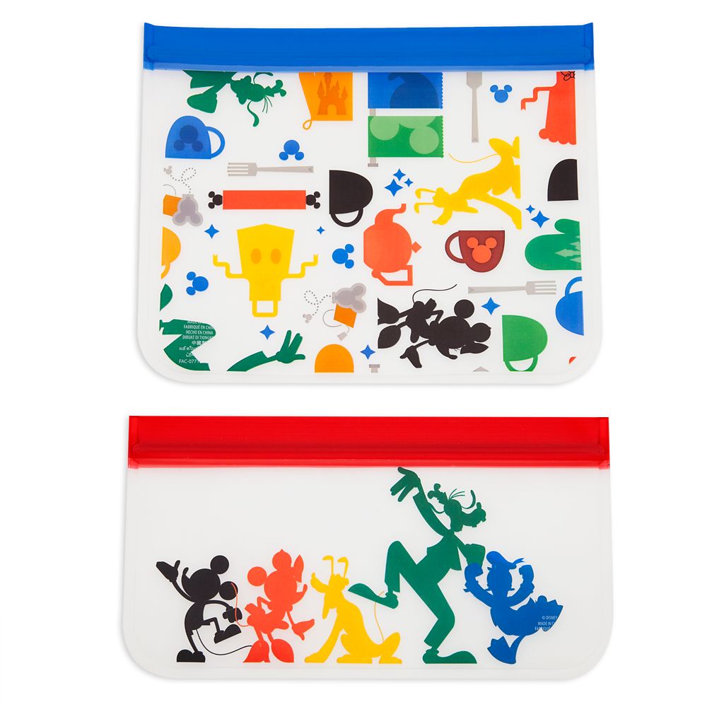 Mickey Mouse and Friends Reusable Food Storage Bag Set Official shopDisney