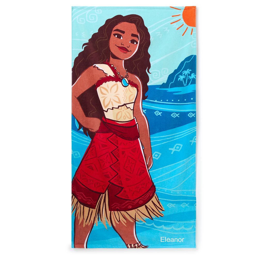 Moana Beach Towel &ndash; Personalized