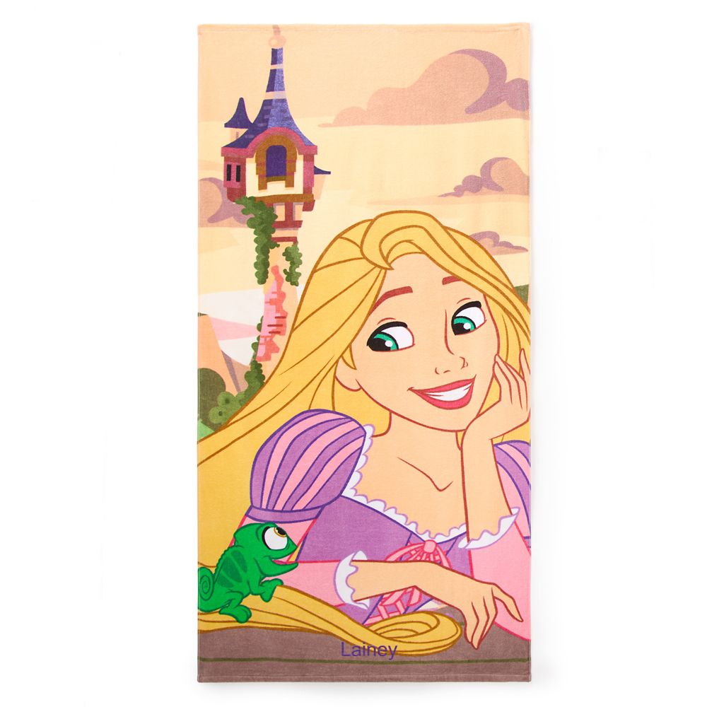 Rapunzel Beach Towel &ndash; Personalized