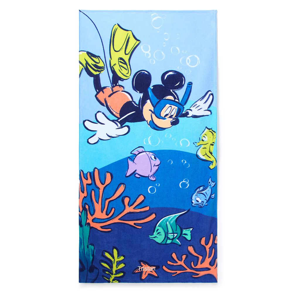 Mickey Mouse Beach Towel &ndash; Personalized
