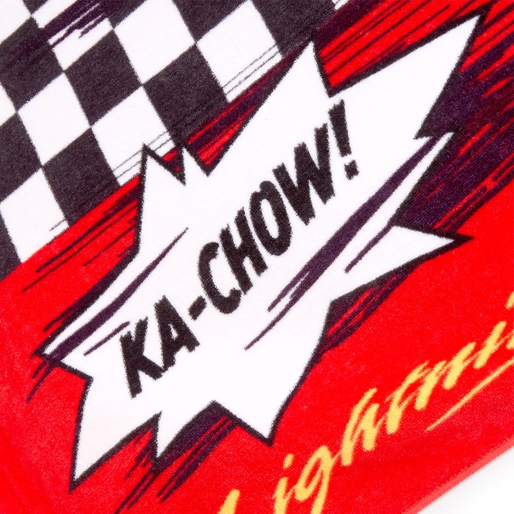 Lightning McQueen Beach Towel &ndash; Cars &ndash; Personalized