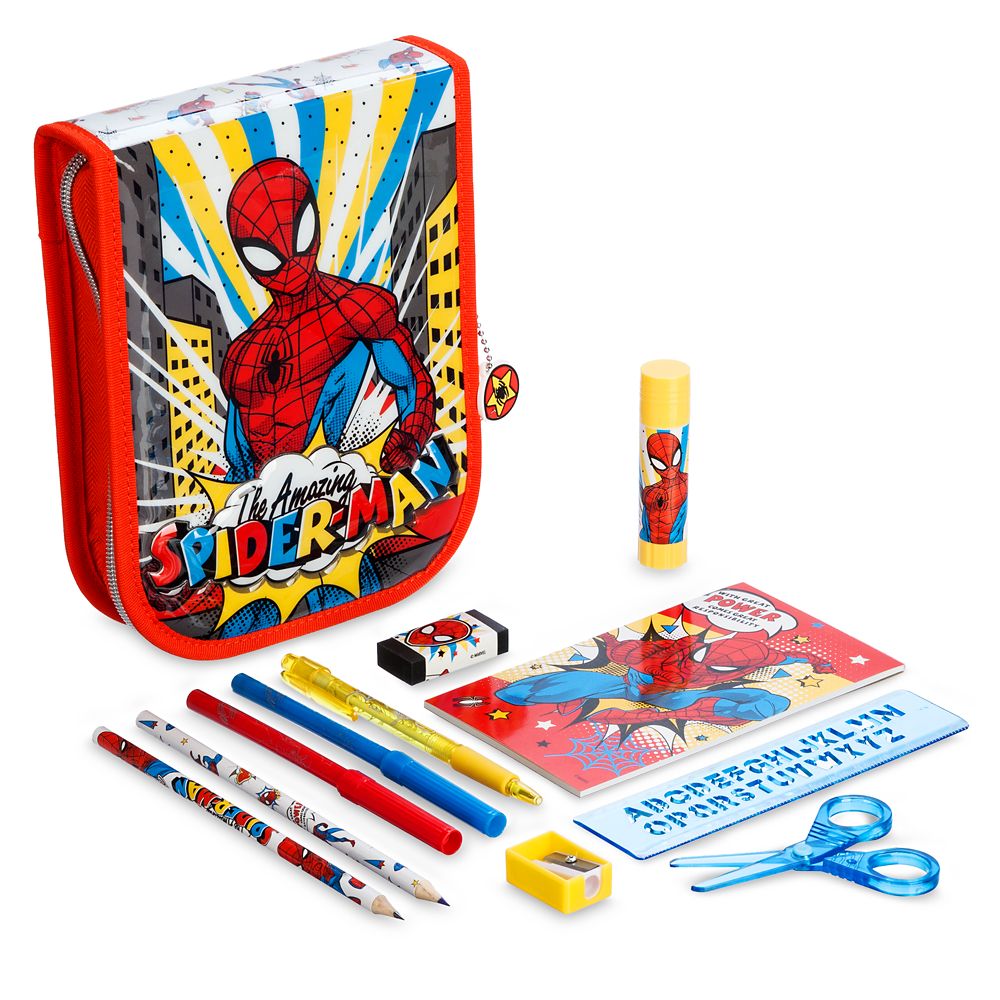 Spider-Man Zip-Up Stationery Kit Official shopDisney