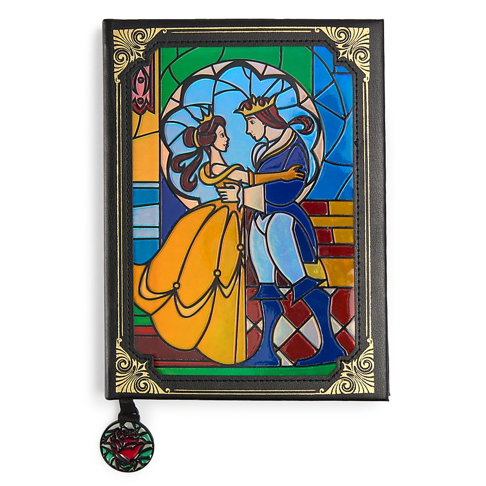 Beauty and the Beast Stained Glass Window Replica Journal – Small