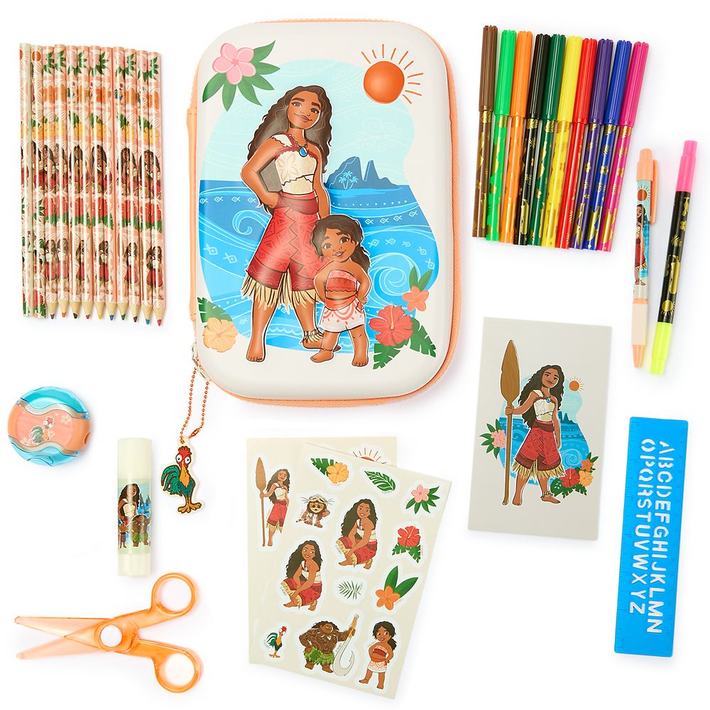 Moana 2 Zip-Up Stationery Kit