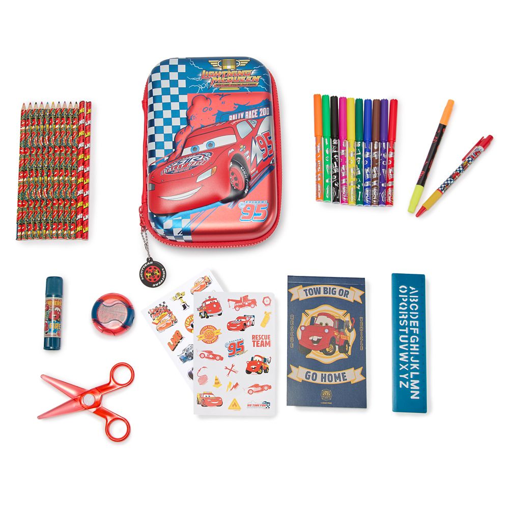 Cars Zip-Up Stationery Kit