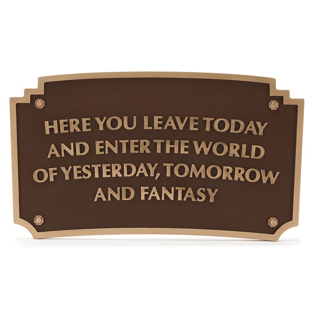 Disneyland 70th Anniversary Replica Disneyland Entrance Sign  Limited Edition